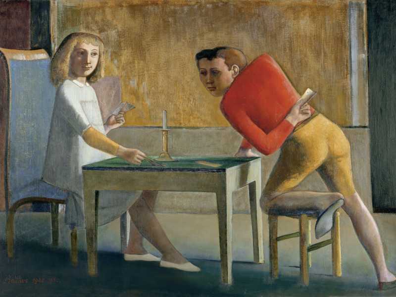 Balthus, “Carte da gioco”, 1950 <br />