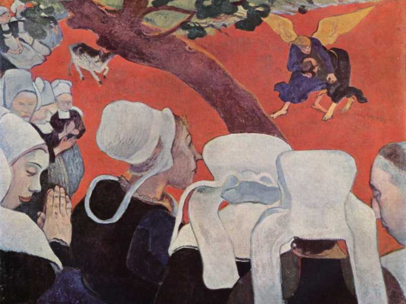 La visione dopo il sermone, di Paul Gauguin (1888)&nbsp;<br />