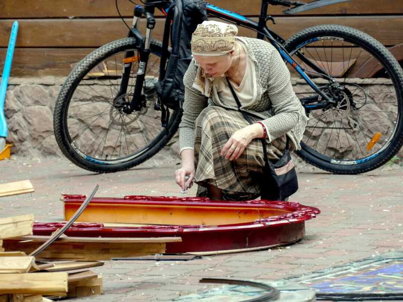  Una cittadina di Odessa - foto Ansa