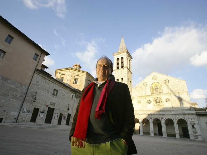 Giorgio Ferrara nel 2008 da direttore del Festival dei due mondi di Spoleto (LaPresse)<br />