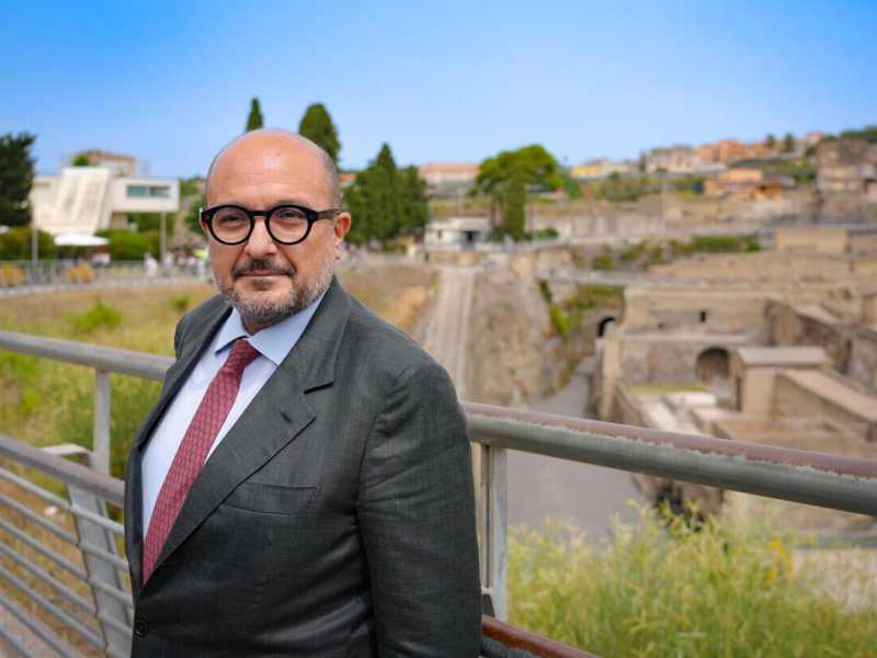 Il ministro Gennaro Sangiuliano (foto Ansa)
