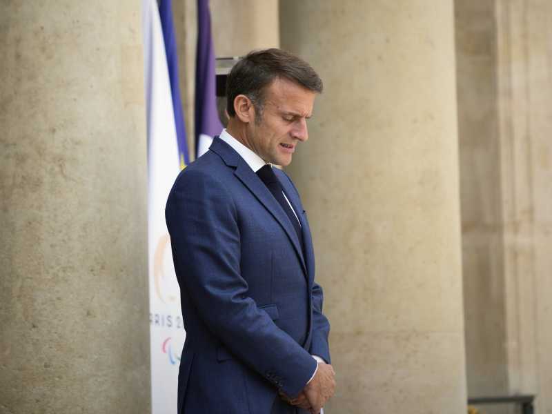 &nbsp;Emmanuel Macron - foto via Getty Images