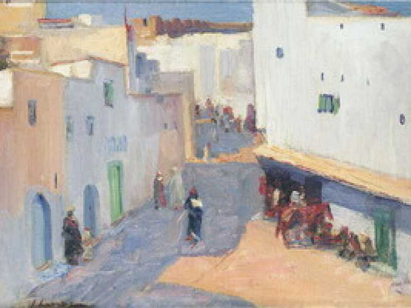 Una strada di Tangeri, John Lavery<br />