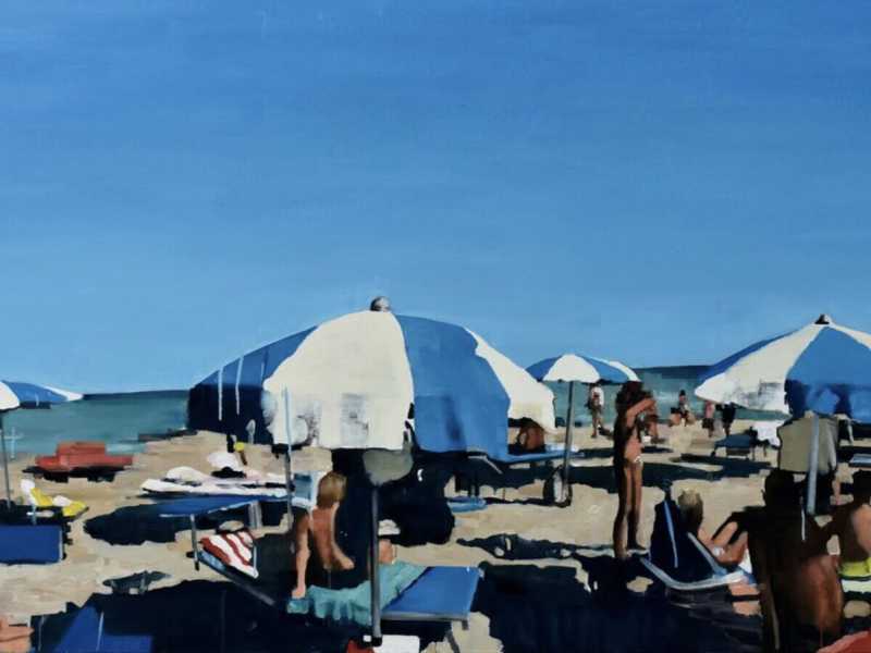 Daniele Galliano, Untitled, olio su tela, 2023<br />