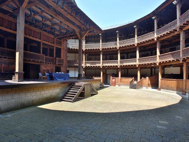&nbsp;Il Globe Theatre di Roma - foto Ansa