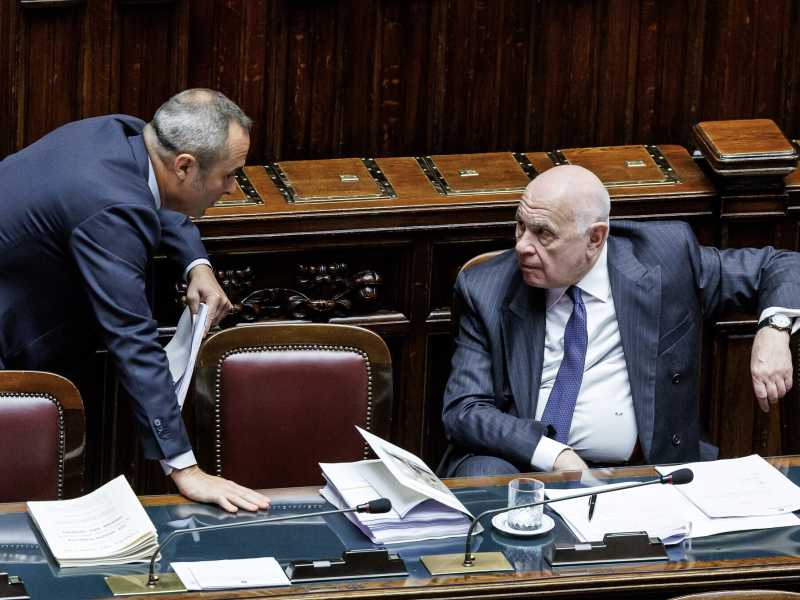 Enrico Costa e Carlo Nordio (foto LaPresse)&nbsp;<br />