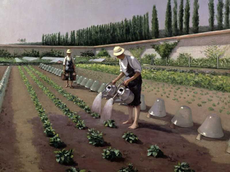Gustave Caillebotte, "I giardinieri", 1875