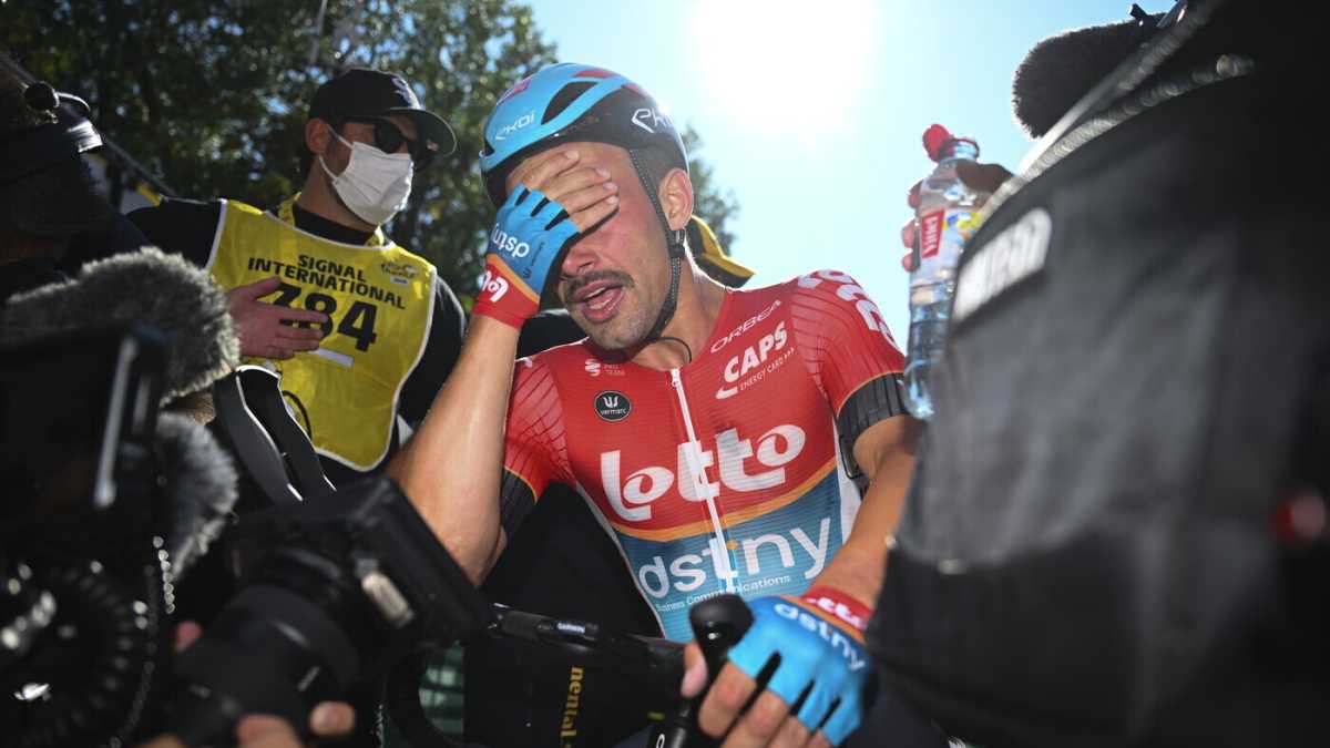 Immagine di Tour de France. La deformazione prospettica di Victor Campenaerts