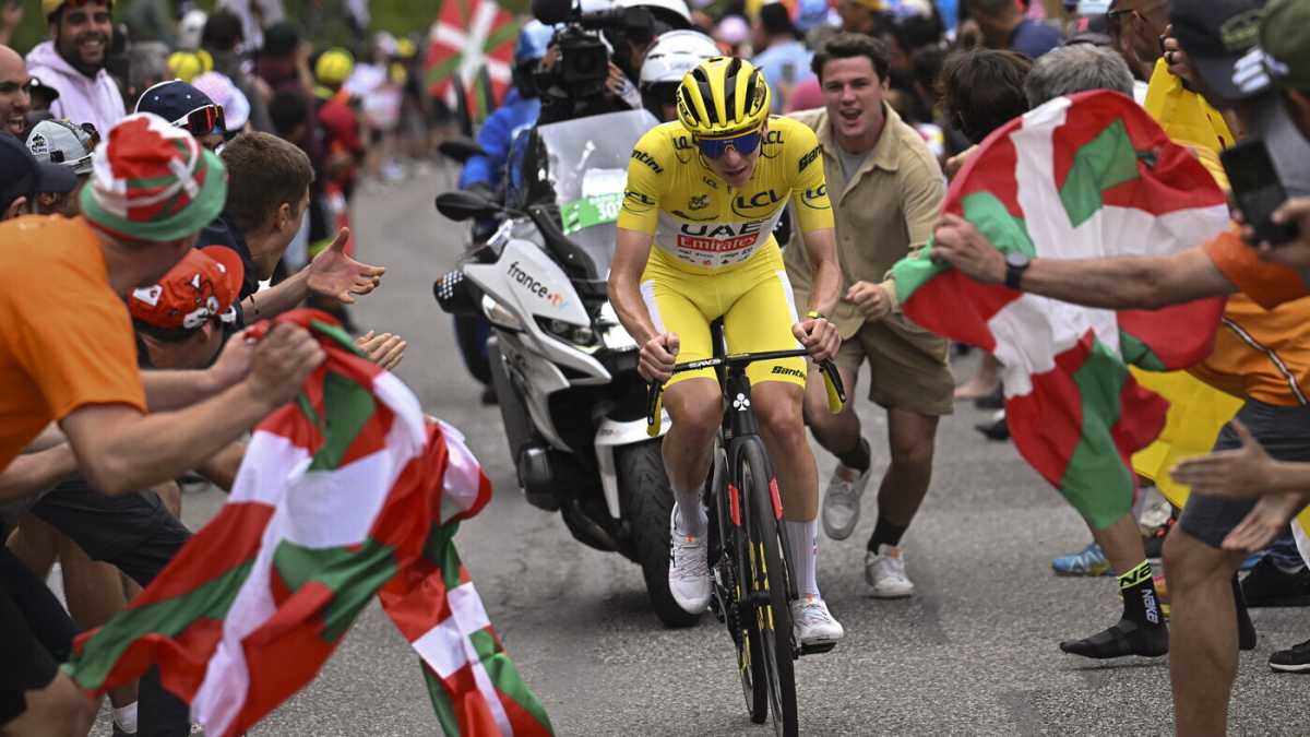 Immagine di Come si diverte Pogacar a pedalare più forte di tutti
