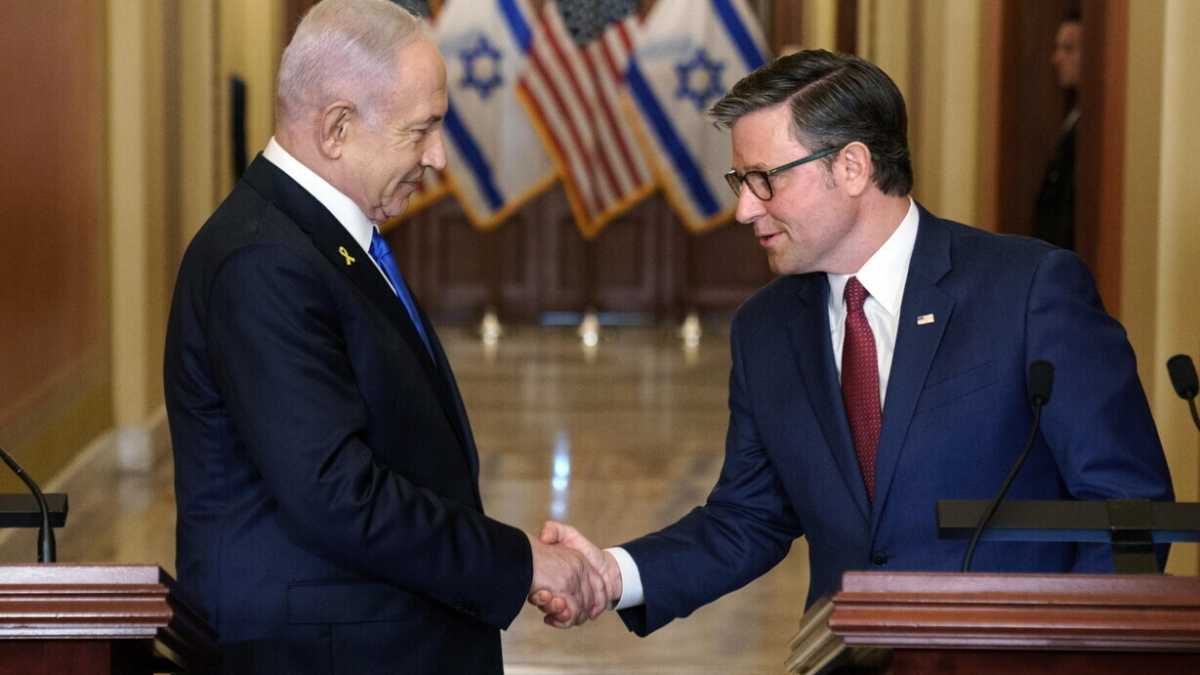 Immagine di Serve unità, ha detto Netanyahu al Congresso. I giusti ringraziamenti a Biden
