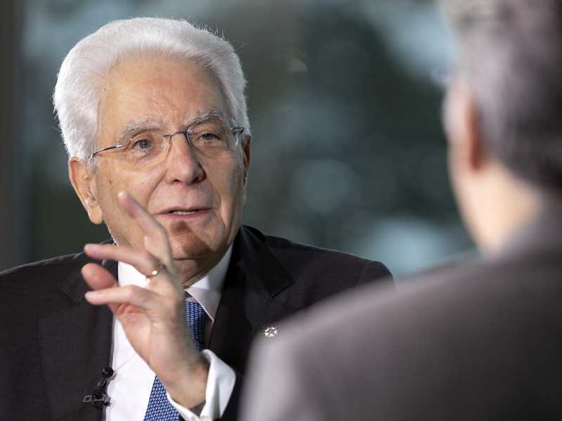 Sergio Mattarella - foto Ansa