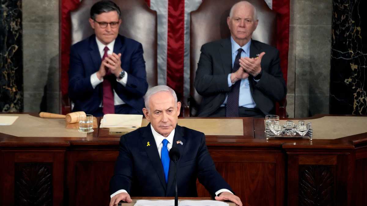 Immagine di Le parole di unità di Netanyahu al Congresso americano
