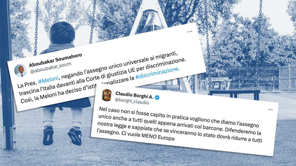 Immagine di Borghi, Soumahoro e la doppia (falsa) propaganda sull'assegno unico