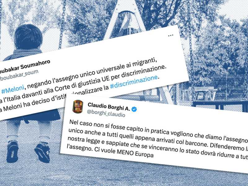 Borghi, Soumahoro e la doppia (falsa) propaganda sull'assegno unico