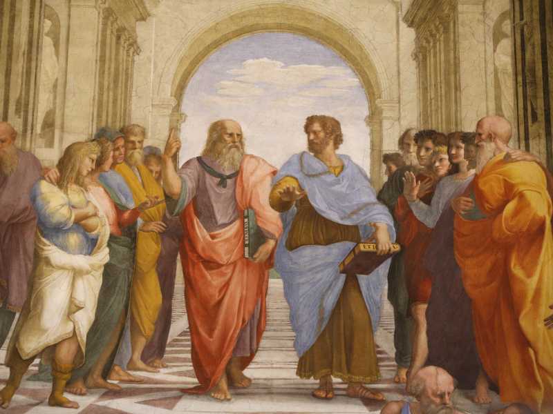 &nbsp;La scuola di Atene - foto via Getty Images