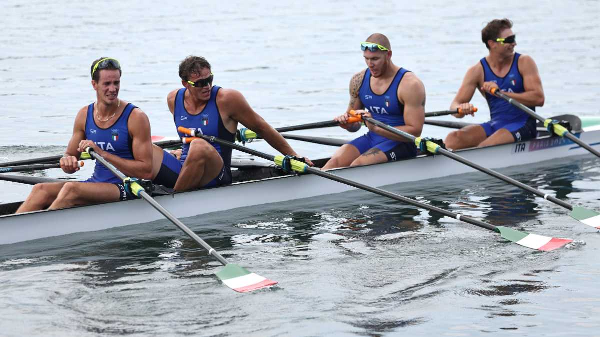 Immagine di L'Italia del quattro di coppia ha conquistato la medaglia d'argento