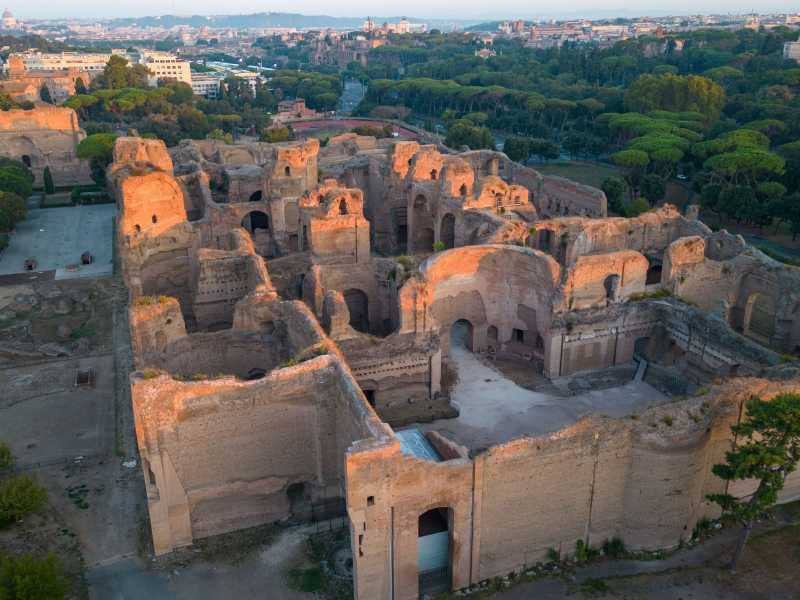 Terme di Caracalla a Roma, sede del Festival della Filosofia - foto via Getty Images