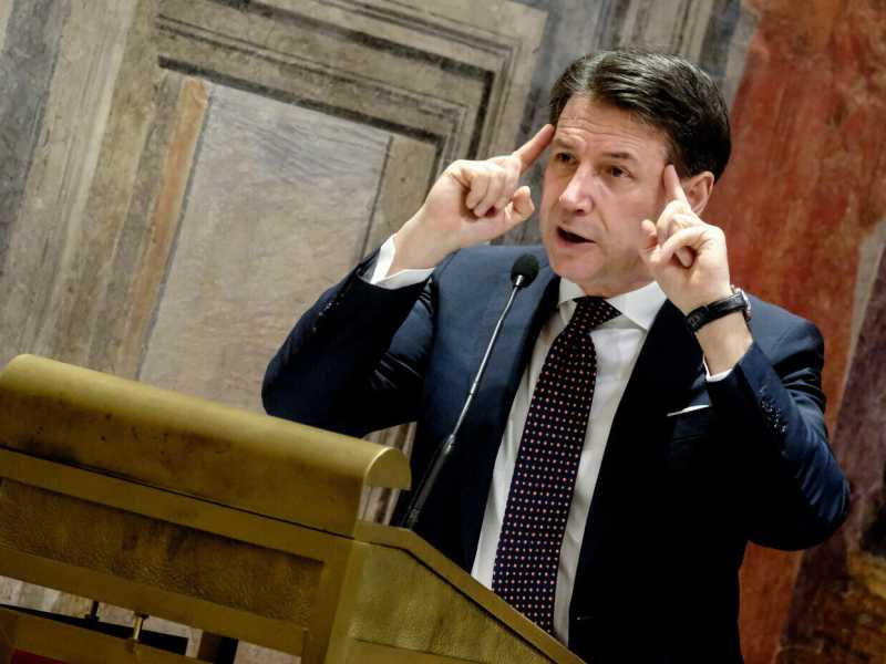 Giuseppe Conte (foto LaPresse)