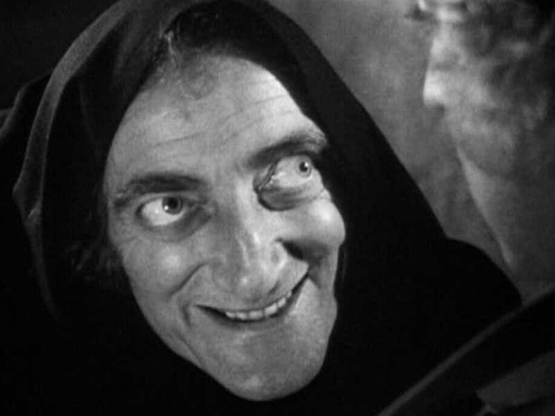 Marty Feldman in "Frankenstein junior"