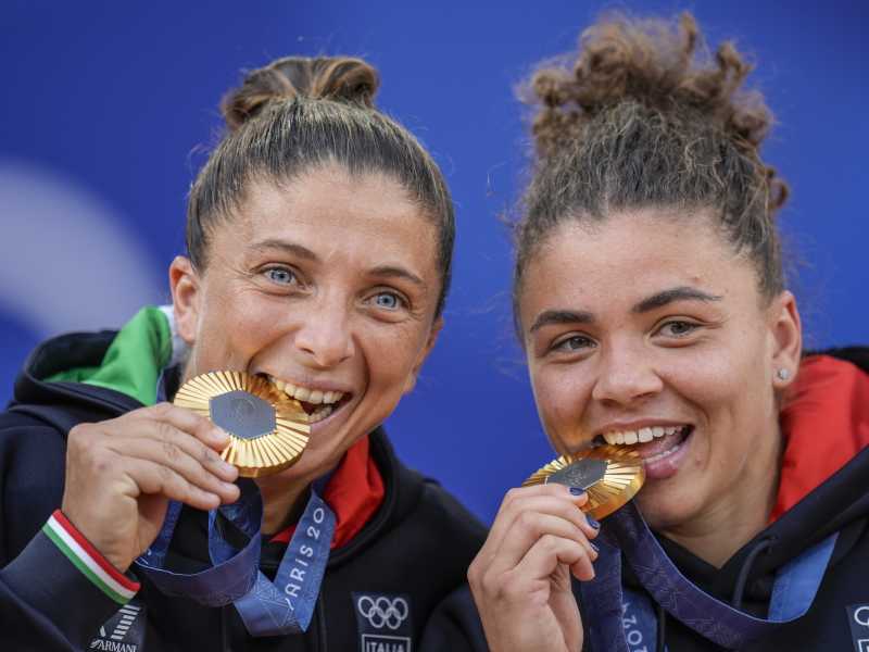 Paolini ed Errani conquistano uno storico oro nel doppio. "Un'emozione unica"