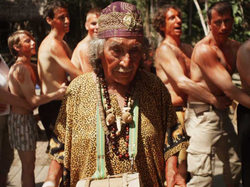 Un fotogramma dal documentario “Gringo Shamans” di Micaela Saxer e Quentin Andre <br />