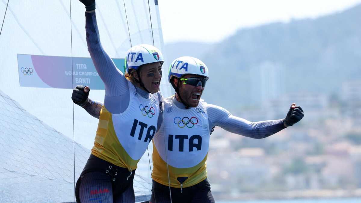 Immagine di Tita e Banti, la coppia d'oro della vela azzurra entra nella leggenda olimpica