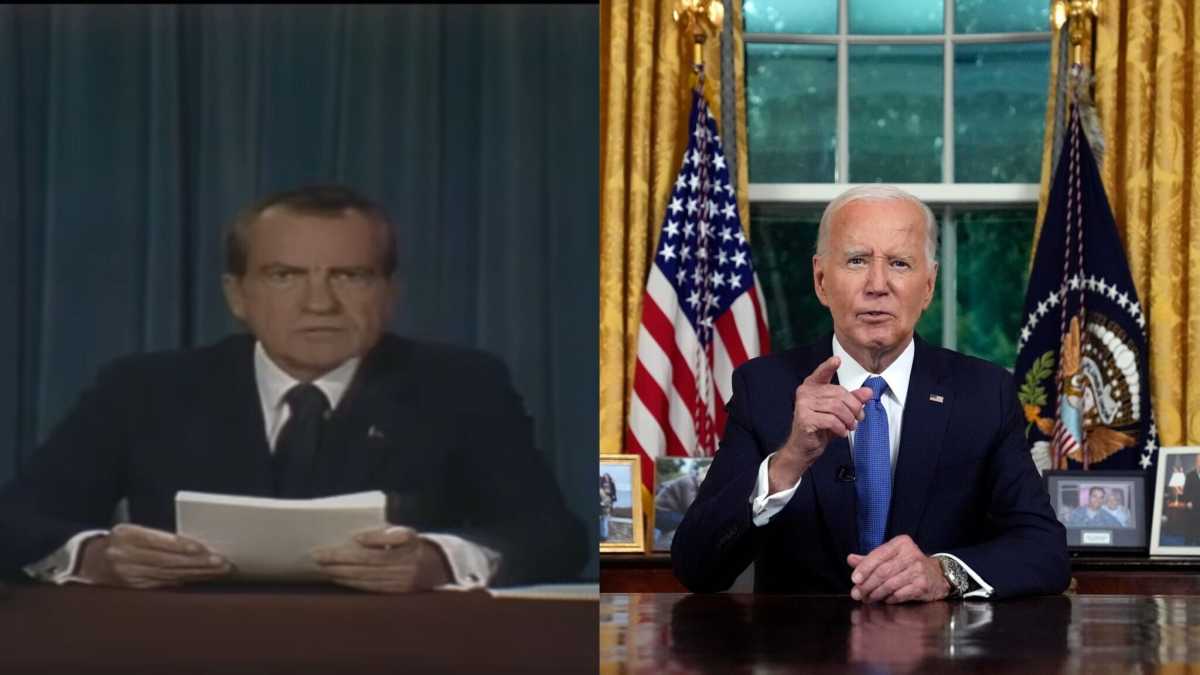 Immagine di Nixon, Biden e cinquant'anni d'influenza della stampa sui presidenti