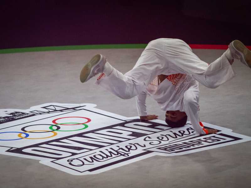 Le qualificazioni alle olimpiadi per il breaking - foto Ansa