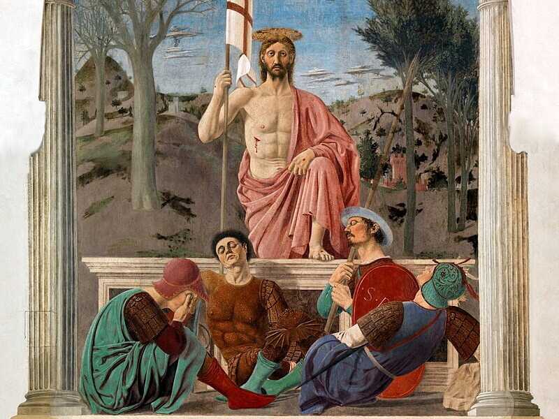 &nbsp;&ldquo;La pi&ugrave; bella pittura del mondo&rdquo; su una parete del Museo Civico di Sansepolcro