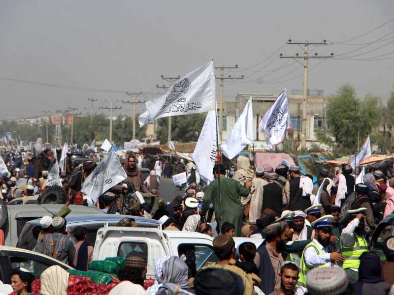  La festa dei talebani per il terzo anniversario della presa del potere in Afghanistan - foto Ansa
