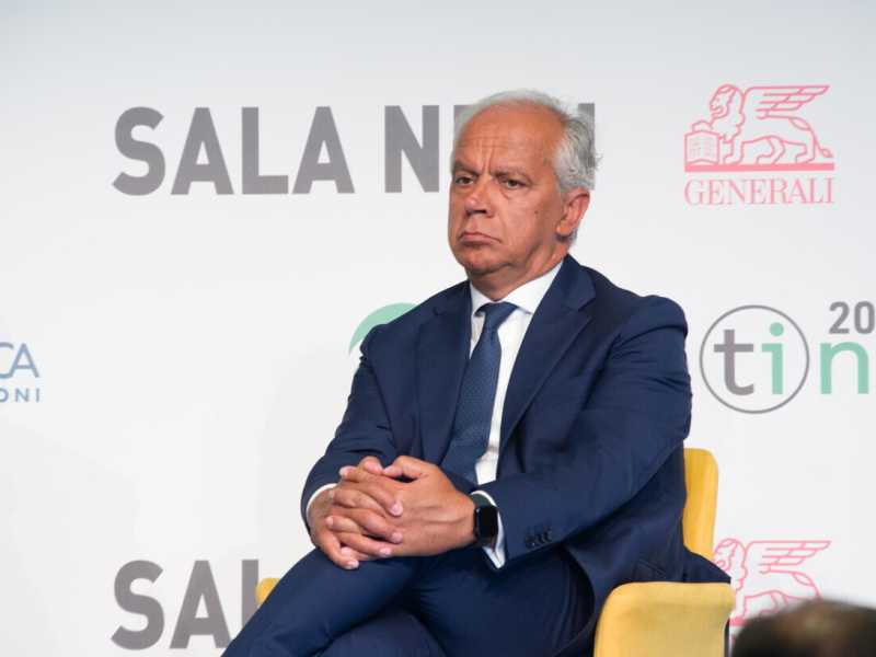 Matteo Piantedosi al Meeting di Rimini - foto Ansa