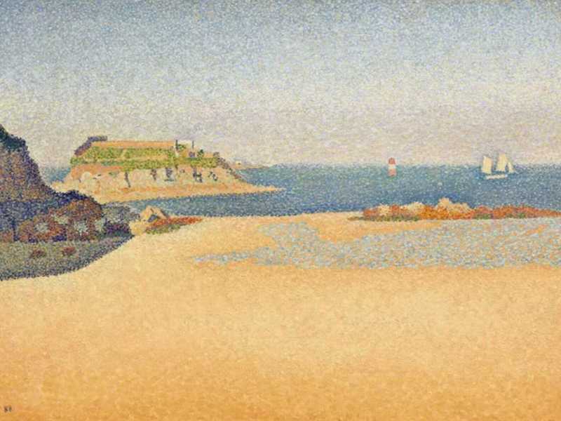Paul Signac, "Portrieux La Comtesse", 1888