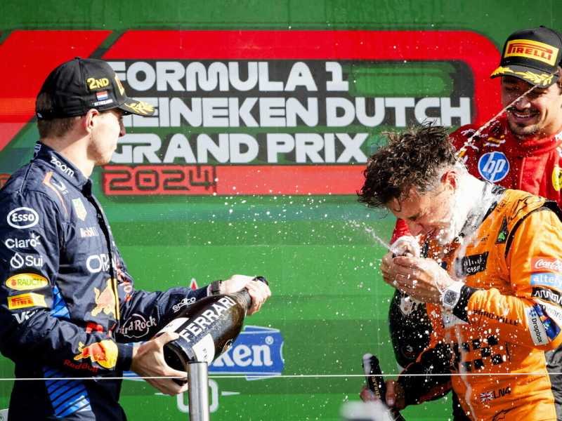 Lando Norris domina il GP d'Olanda