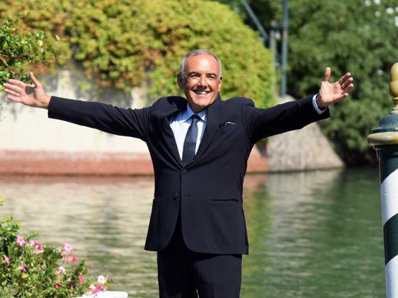 Alberto Barbera al Festival del cinema di Venezia 2022 (LaPresse) <br />