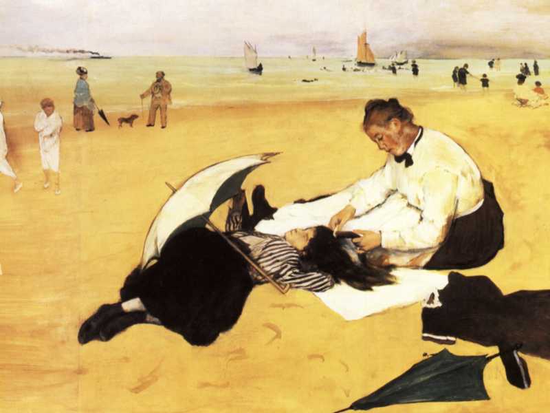 Edgar Degas, "Scena da spiaggia", 1887 (wikipedia)