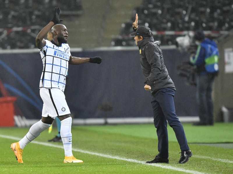 Romelu Lukaku e Antonio Conte (foto LaPresse)