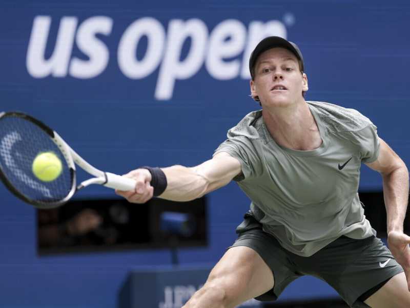 Jannik Sinner (foto Epa, via Ansa)