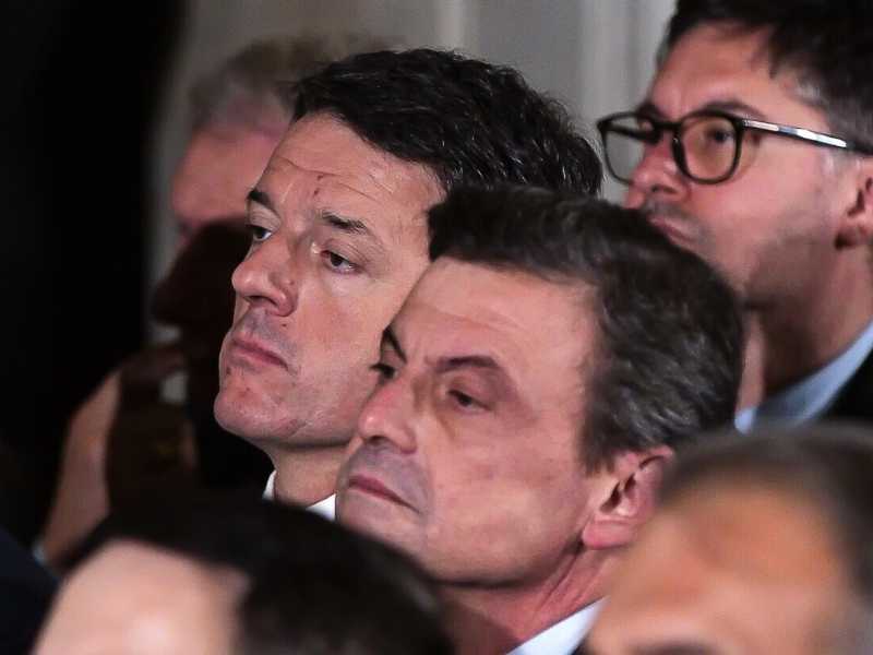 &nbsp;Matteo Renzi e Carlo Calenda - foto Ansa