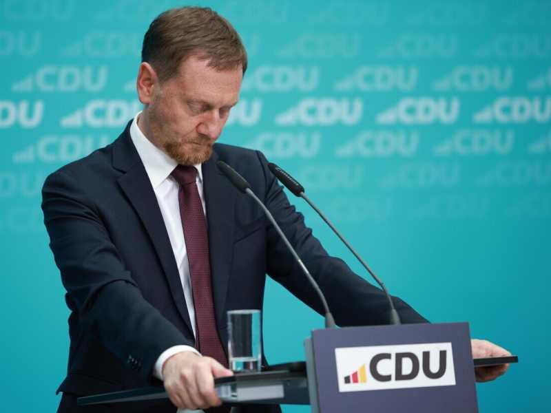 &nbsp;Michael Kretschmer, il candidato in Sassonia per la Cdu - foto Ansa