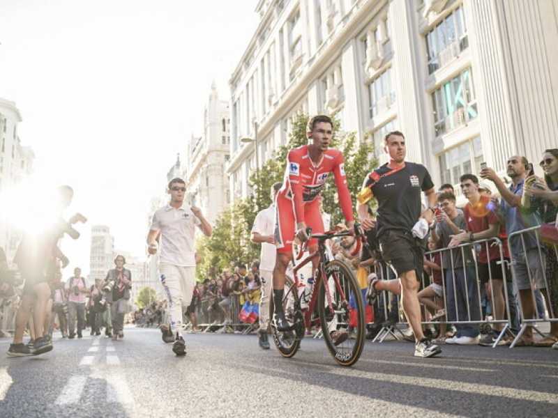 Primoz Roglic ha vinto la Vuelta 2024, la sua quarta in carriera (foto Unipublic/Cxcling/Naike Ere&ntilde;ozaga)<br />