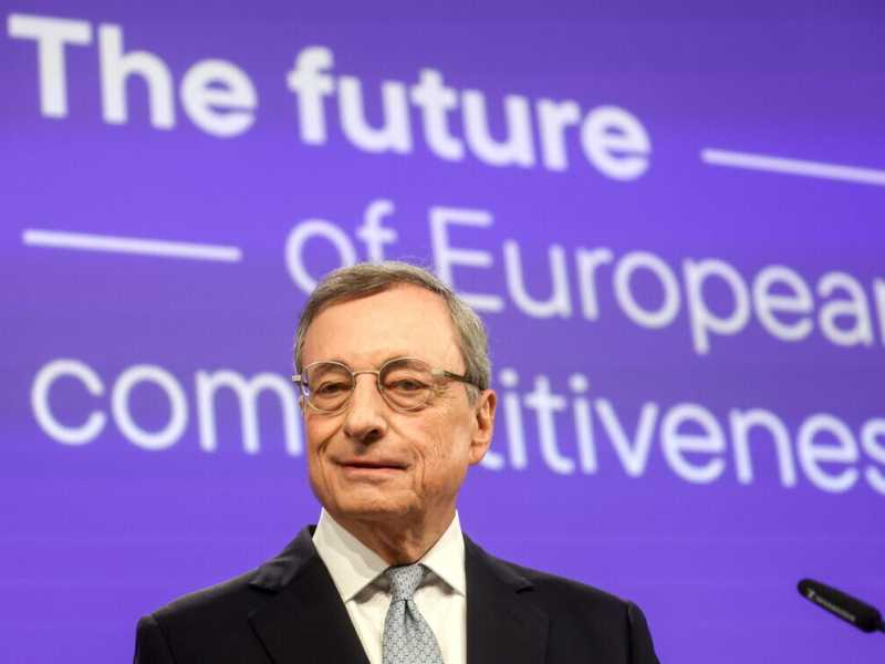 Mario Draghi (foto Ansa)