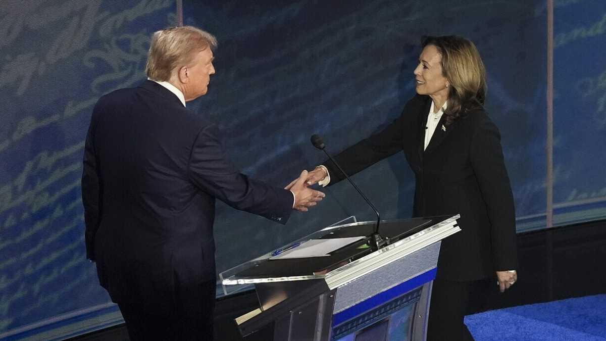 Immagine di Harris frantuma Trump nel duello tv
