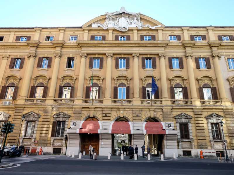 &nbsp;La sede del ministero dell'Economia - foto Ansa