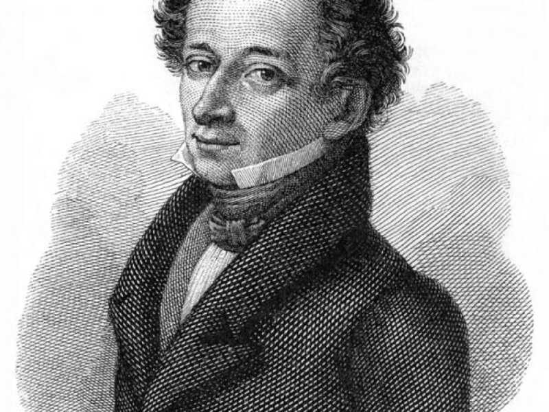 Giacomo Leopardi, incisione su rame di Gaetano Guadagnini (1830, foto Wikipedia)<br />&nbsp;