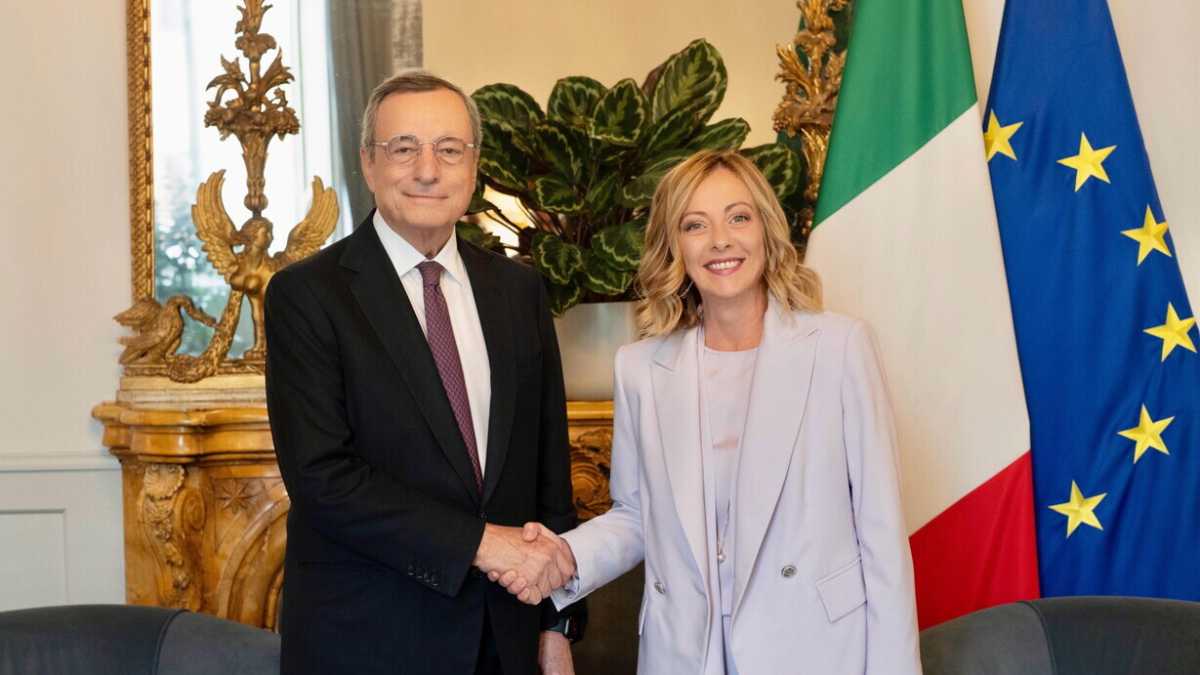 Immagine di Dove porta l'asse tra Giorgia Meloni e Mario Draghi