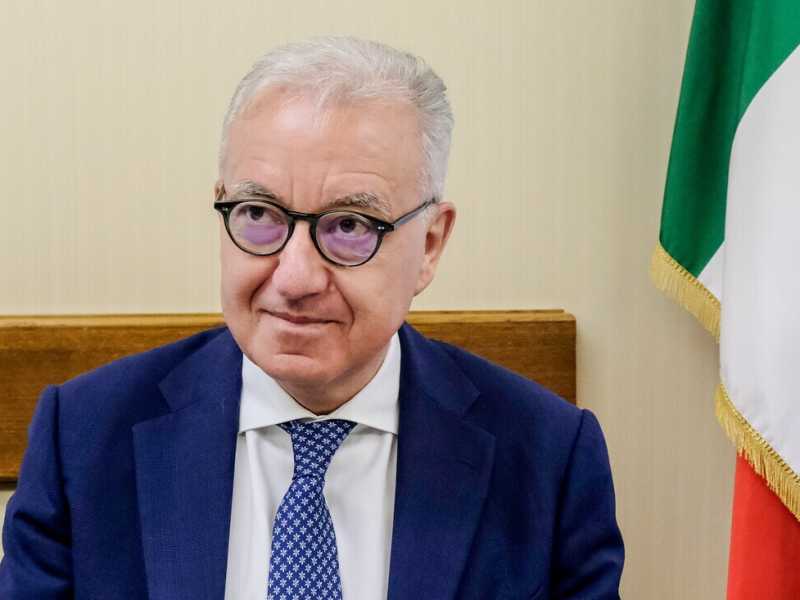 Il sottosegretario alla presidenza del Consiglio Alfredo Mantovano (foto Mauro Scrobogna / LaPresse) <br />