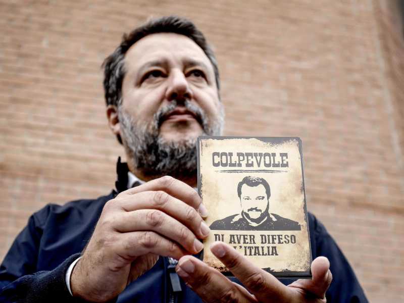 Matteo Salvini (foto Ansa)
