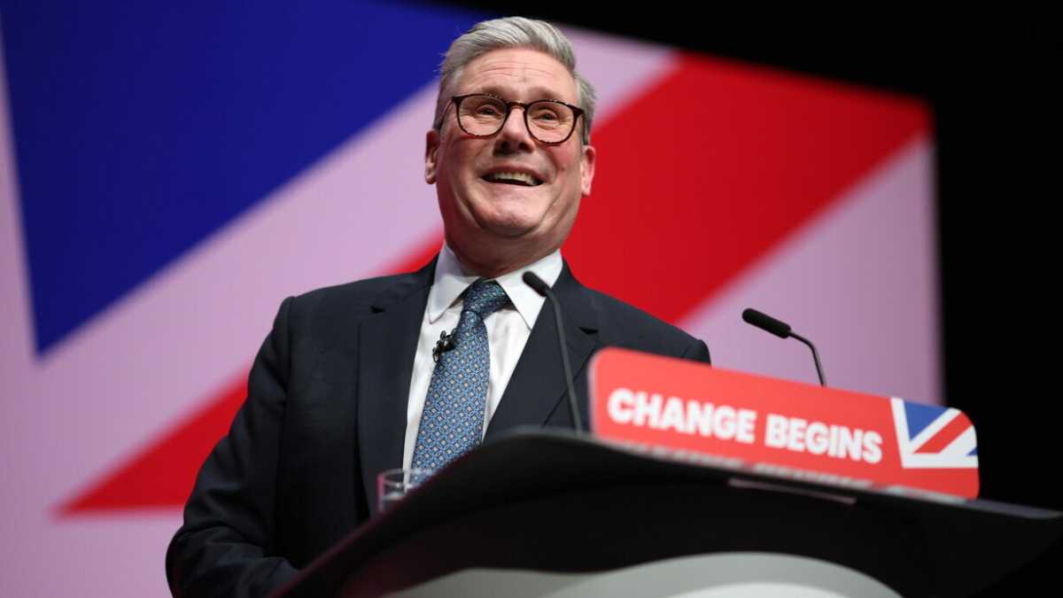 Immagine di Keir Starmer mette un sorriso al progetto per "una Gran Bretagna che appartenga a te"