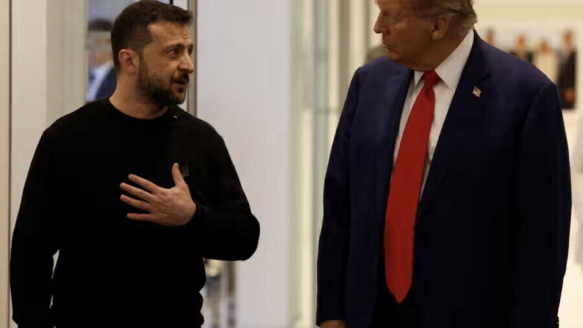 Immagine di Trump incontra Zelensky, parla solo di sé e della fine della guerra, più rapida che giusta