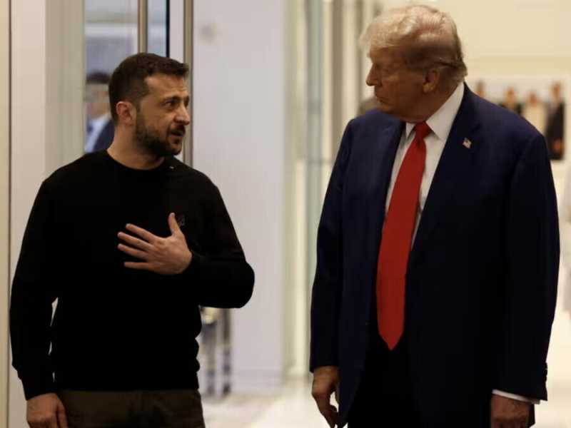 Trump incontra Zelensky, parla solo di sé e della fine della guerra, più rapida che giusta